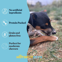 Groupe d'anneaux Bully Stick hotspot-pets 4 pouces, digestibles.