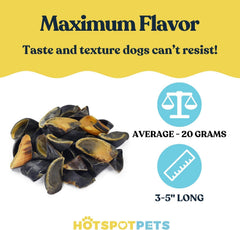 Hotspot Pets friandises naturelles pour chiens, sans additifs chimiques.