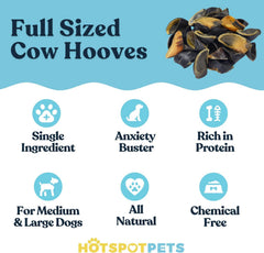 Hotspot Pets lot 5 sabots de vache, pratique pour des friandises durables.