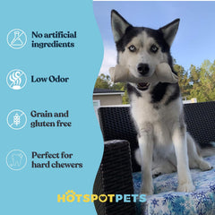 Hotspot Pets os brut certifié par l'USDA sans additifs 8-9 pouces: choix sûr