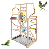 Hpawhomepart parc-jeux-oiseaux : aire de jeux stimulant pour petits à moyens oiseaux.