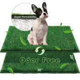 HQ4US 4LEGS: tapis pour pot chien, deux pièces faciles à changer.