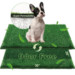HQ4US 4LEGS: tapis pour pot chien, deux pièces faciles à changer.