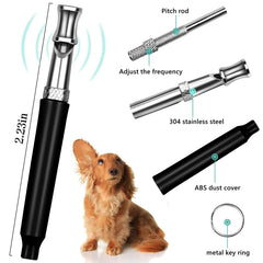 HRYYDS sifflet-chien, lanière incluse pour entraînement mobile et facile.