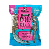 Hubert Pet Premium Crisps peau de cabillaud: texture croustillante et oméga-3 pour le pelage.