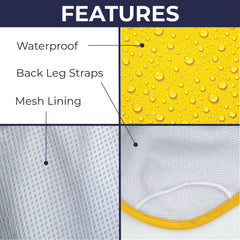 Hudson Hound accès harnais avec clapet de protection en cas de pluie.