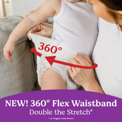 Huggies Little Movers 360-ceinture-elastique-securisee : ajustement fiable pour bébé en mouvement.
