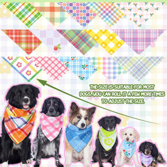 Bandana triangle coloré rouge Huhumy, accessoire tendance pour promenade.