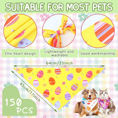 Huhumy bandanas polyester douce et respirante pour chien, confort toute la journée.