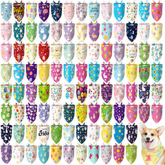 Huhumy ensemble bandanas chien paques 150 pièces pour varier les looks festifs.