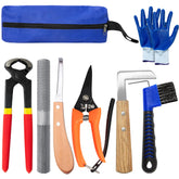 Huimpet ensemble-outils marechal 8-piece dans un sac – kit tout-en-un pour l entretien des sabots