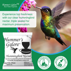 Nectar clair scellé garantissant la fraîcheur pour les mangeoires