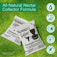 Sachets pré-mesurés Hummer's Galore facilitant le dosage des nourrissements