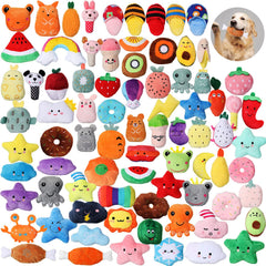 Hungdao ensemble de 80 jouets pour petit chien avec siffleurs, jeu quotidien