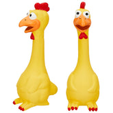 Hungdao poulet sifflet jaune, jouet interactif pour chevaux