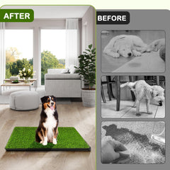 HURENTEK ensemble-3-couches-tapis-herbe : douceur et absorption à domicile