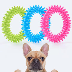 Jouet dentaire Hurray, anneau pour chiots, aide à nettoyer les dents pendant le jeu.
