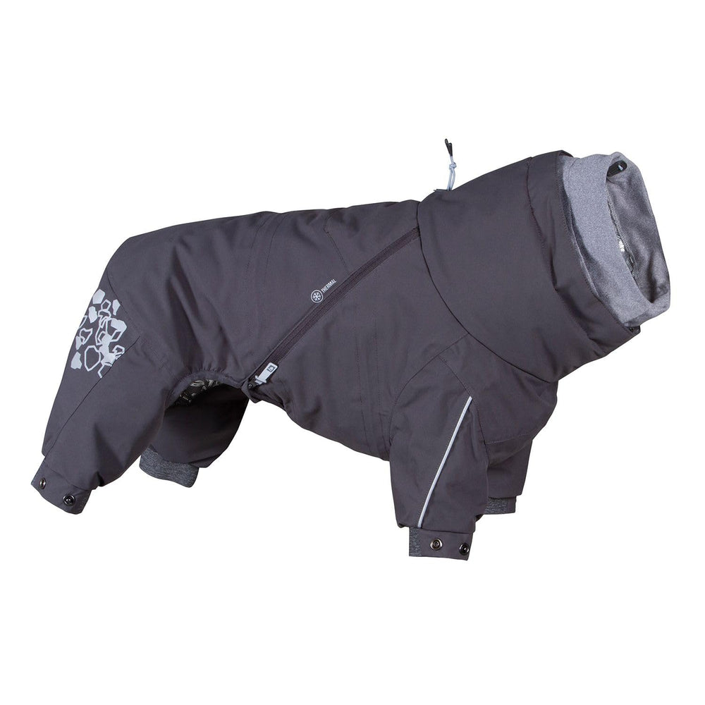 Hurtta Extreme Overall vue avant sur chien pour maintenir la chaleur lors des sorties hivernales