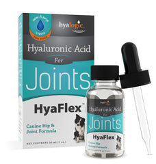 Hyalogic HyaFlex bouteille 30ml, soutien mobilité quotidien pour chien.
