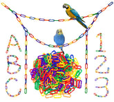 Hyamass chaînes arc-en-ciel pour petits animaux, stimulation visuelle et exploration.