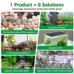Diviseur bac Hygger CO2, usages multiples filtrations et séparations