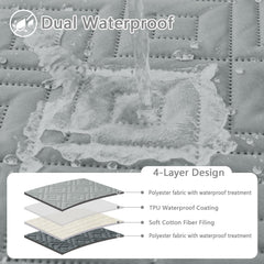 Hyha couverture chien imperméable face arrière protège les surfaces des accidents.