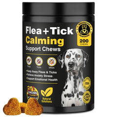 Hyjykd – bouchées au poulet pour chien, soutien potentiel pour calmer après les sorties.