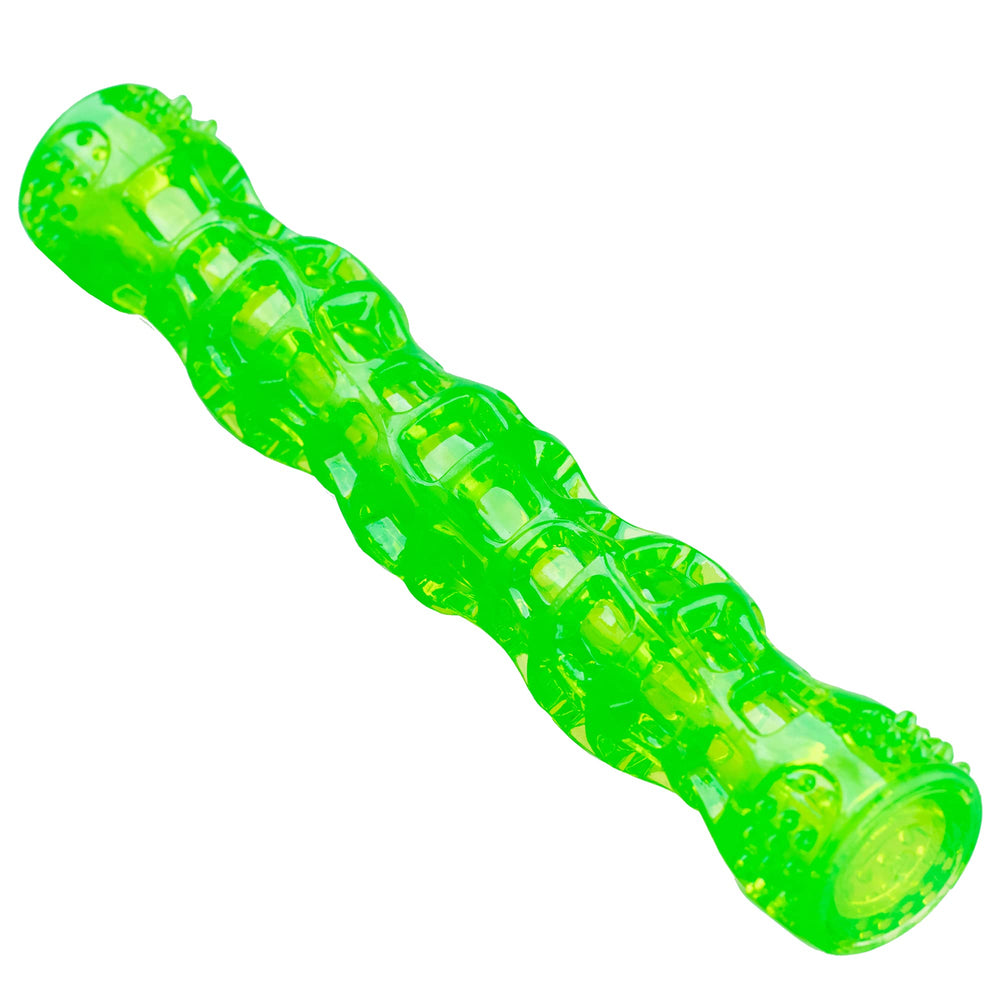 Hyper Pet Dura-Squeaks Baton vert, idéal pour lancer et récupérer