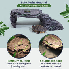 HYPESIDE plateforme repos tortue, zone de chaleur sûre.