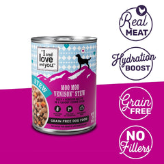 Moo Moo Venison Stew servi dans une assiette appétissante par I AND LOVE AND YOU.