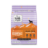 Croquettes chiots I and love and you Naked Essentials poulet et lentilles, faciles à mâcher.