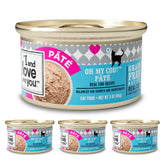 I AND LOVE AND YOU Oh My Cod Pâté cabillaud—texture onctueuse qui ravit les chats gourmands.