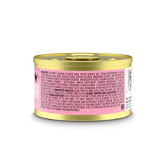 Boîte XOXOs pâté saumon-thon, repas savoureux et hydratant.