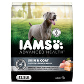 IAMS Advanced Health Skin Coat croquettes poulet saumon pour chien adulte pelage sain