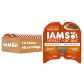 IAMS Perfect Portions, tranches poulet-sauce: portions pratiques et savoureuses pour le chat.