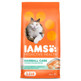 Sachet IAMS Proactive Health pour croquettes poulet et saumon.