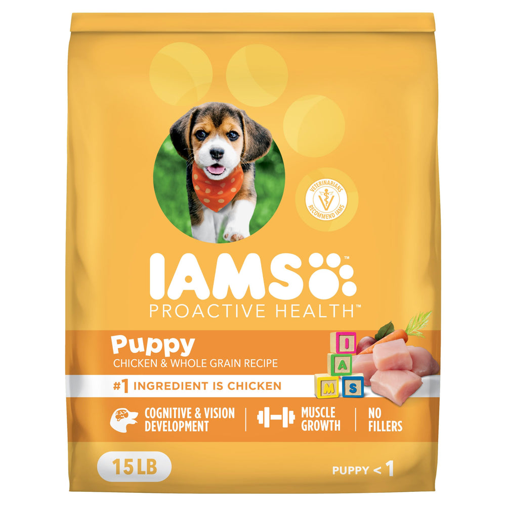 IAMS Proactive Health chiot croquettes poulet premier ingrédient