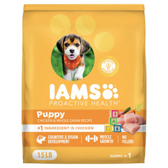 IAMS Proactive Health chiot croquettes poulet premier ingrédient