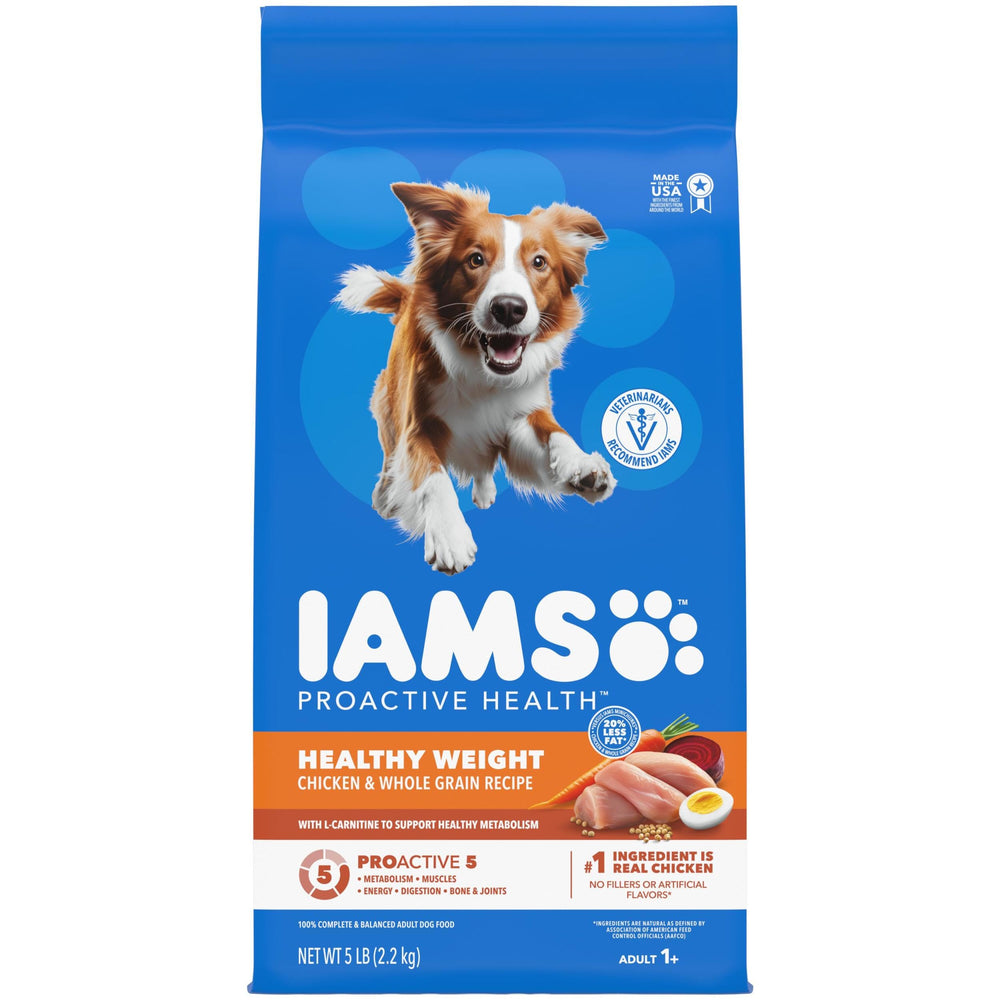 IAMS Proactive Health Poids Santé sac 5 lb – croquettes pour poids sain.