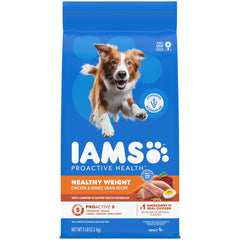 IAMS Proactive Health Poids Santé sac 5 lb – croquettes pour poids sain.