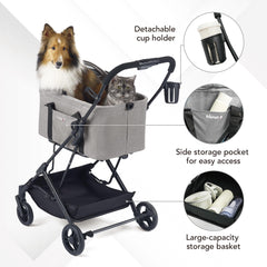 ibiyaya Essential: cabine XL spacieuse pour chien moyen ou deux petits animaux.