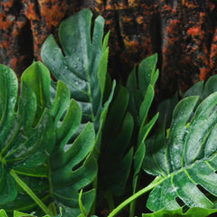 IBWell feuillage réaliste pour terrarium offre variété et ombre naturelle.