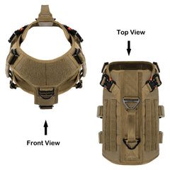 ICEFANG GN3 harnais tactique vue arrière mettant en valeur le panneau Velcro.