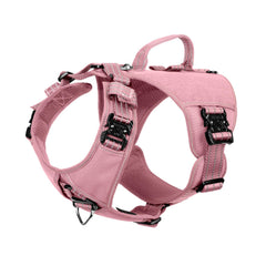 Harnais GN8 ICEFANG rose, vue avant, confort léger et maintien sécuritaire.
