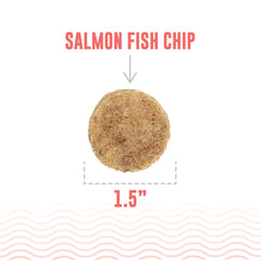 Friandises Icelandic+ Fish Chips pour la santé dentaire et réduction possible du tartre.