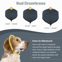 Cache-oreilles IDOMIK pour chien, réduit le bruit lors des sorties bruyantes.