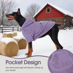 IDOMIK grande taille manteau chien, coupe confortable pour divers chiens.