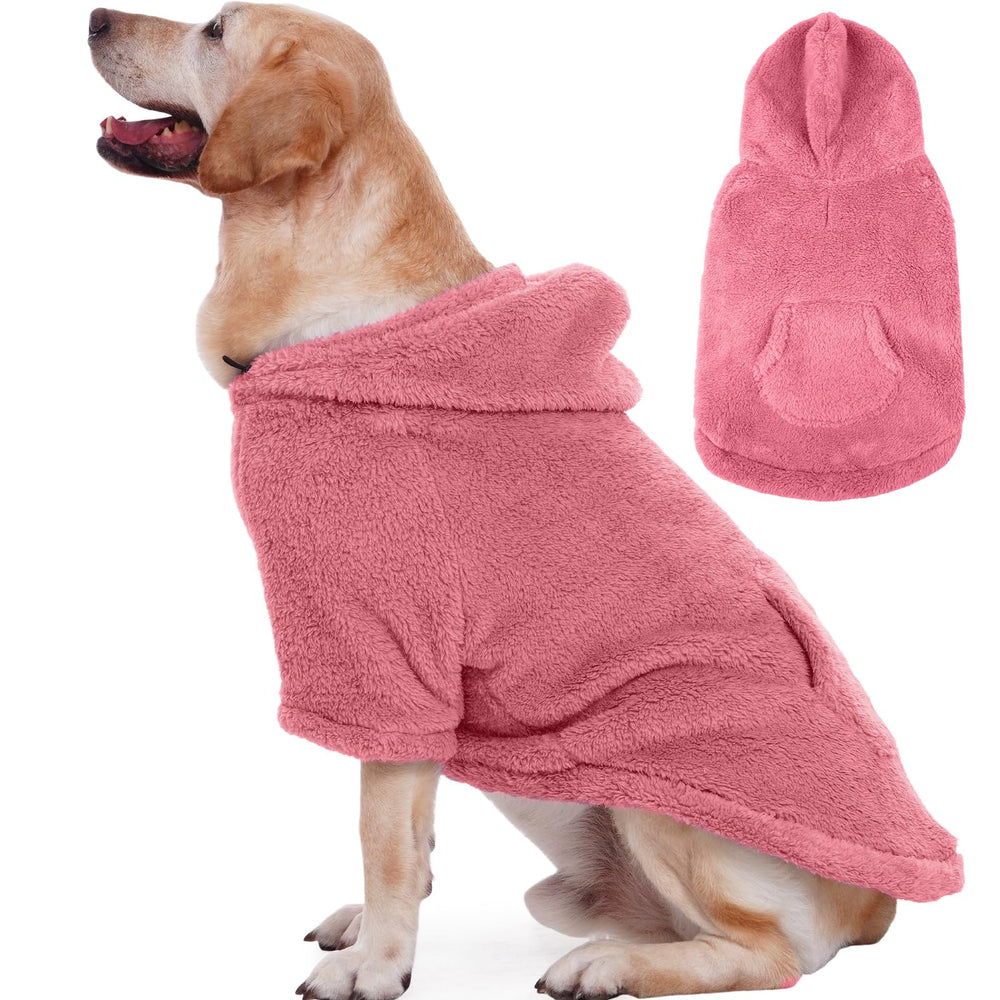 IDOMIK pull-chien-poilu capuche reglable, chaleur douce pour balades fraîches.