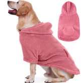IDOMIK pull-chien-poilu capuche reglable, chaleur douce pour balades fraîches.