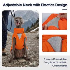 Manteau IECOii chien avec ouverture pour harnais et passage de sangle.